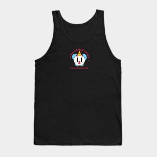 1-800-i-called-my-ex Blue Clown Tank Top